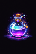 Fantasy Magic Potion Pixel Art